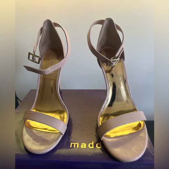 Madden Girl Dafney - Nude Sandal Pumps - Size 10 - Picture 2 of 5